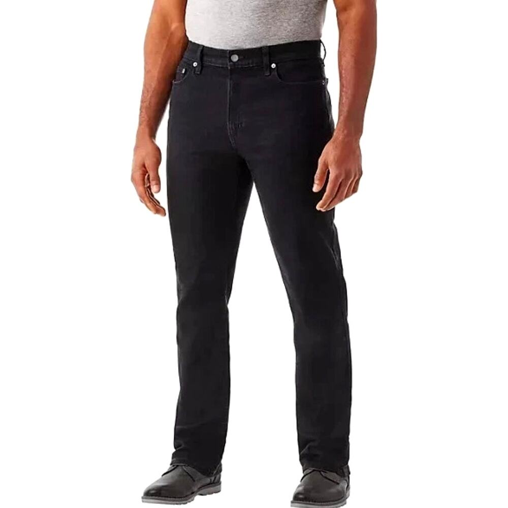 Mens Premium Denim Soft & Durable Stretch Straight Fit Jeans Sz 40 X 32 NWT